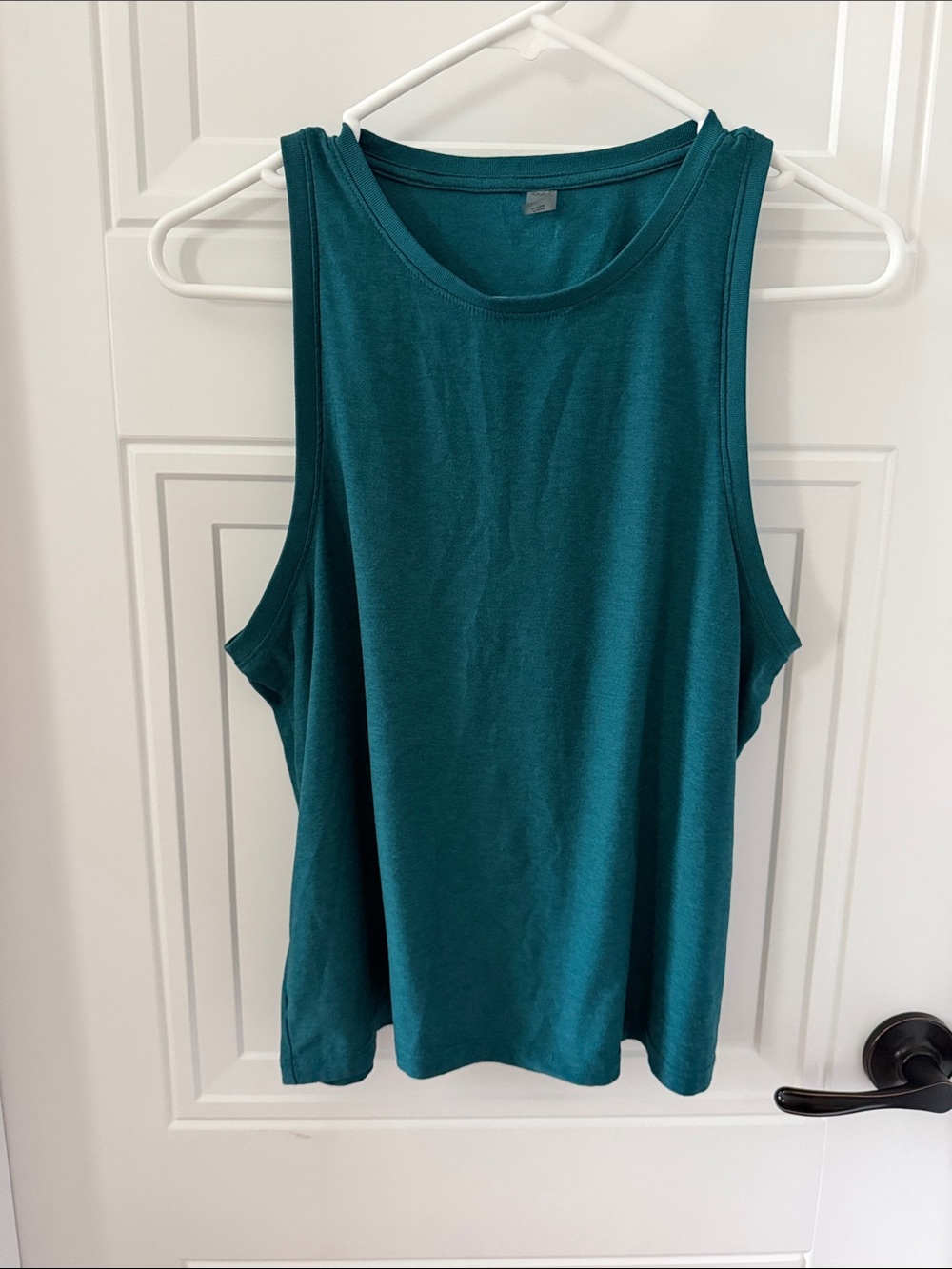 Beyond Yoga Teal Featherweight Rebalance Tank Top